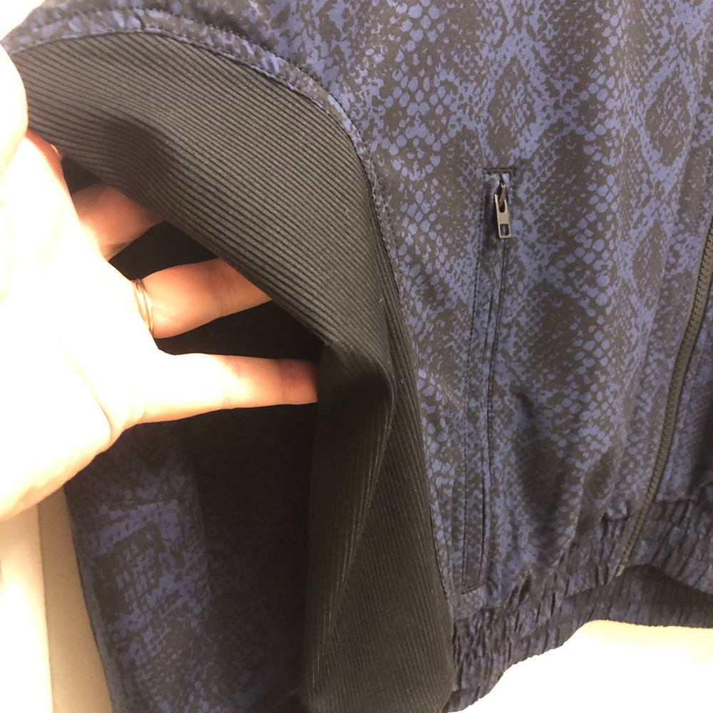 Athleta Brooklyn Track Bomber Jacket. Python Prin… - image 2